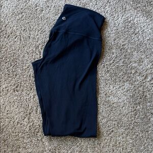 Lululemon Navy Align Full length High-Rise Leggings sz 4